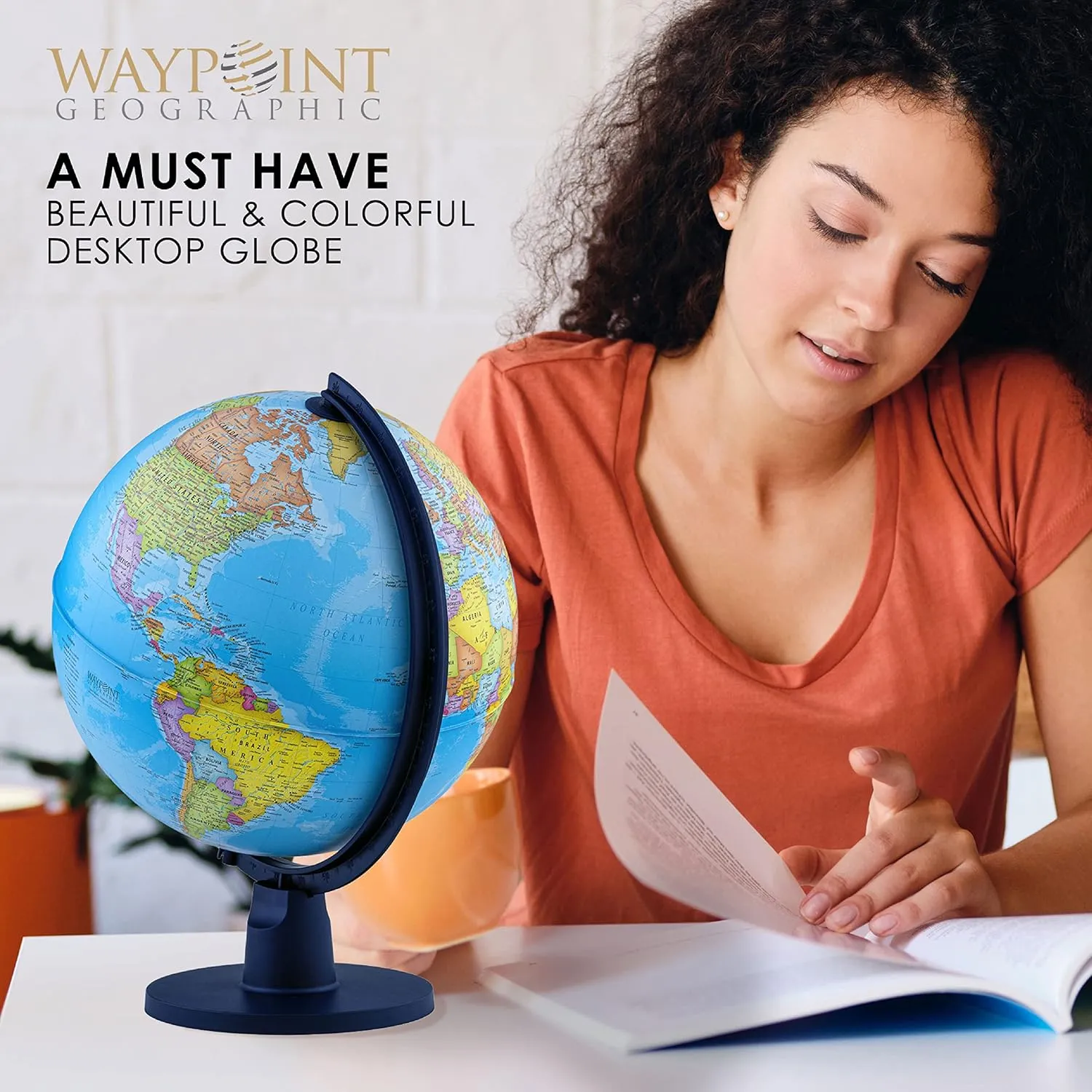 Waypoint Geographic Scout Student Desk World Globe
