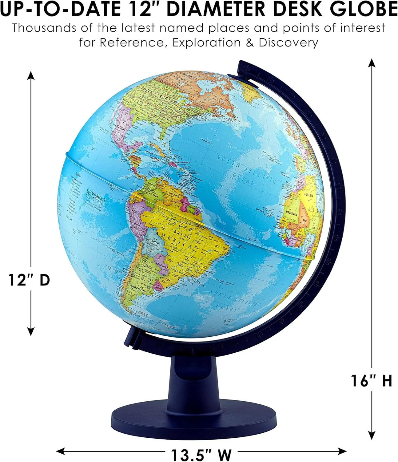 Waypoint Geographic Scout Student Desk World Globe