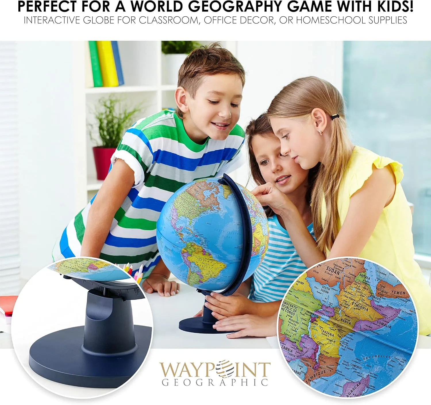 Waypoint Geographic Scout Student Desk World Globe