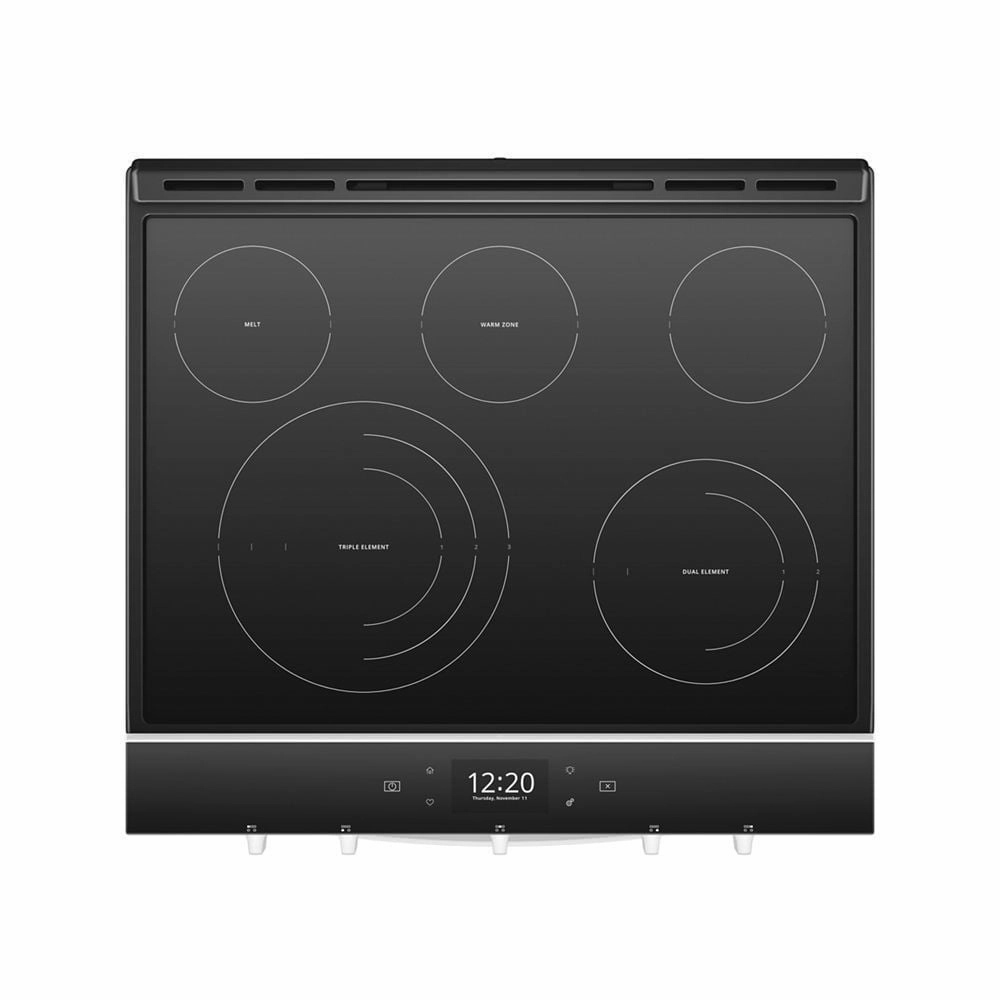 Whirlpool WEE750H0HW 6.4 Cu. Ft. Smart Slide-In Electric Range With Scan-To-Cook Technology