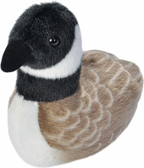 Wild Republic Audubon Birds Canada Goose Plush with Authentic Bird Sound, Stuffed Animal, Bird Toys for Kids and Birders, 5 inches