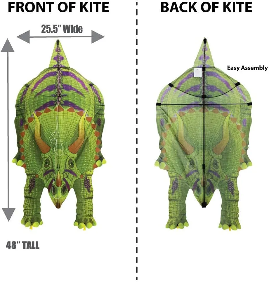 WindNSun DinoSoars Dinosaur Kites - Ultra High Resolution Ripstop Nylon