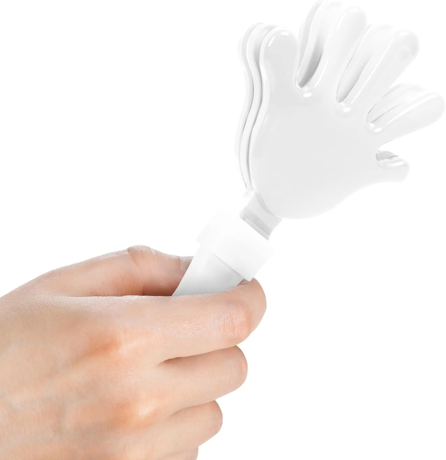 Windy City Novelties 12-Pack 7-Inch Mini Hand Clappers - Bulk Noisemakers for Parties, Celebrations, and Events