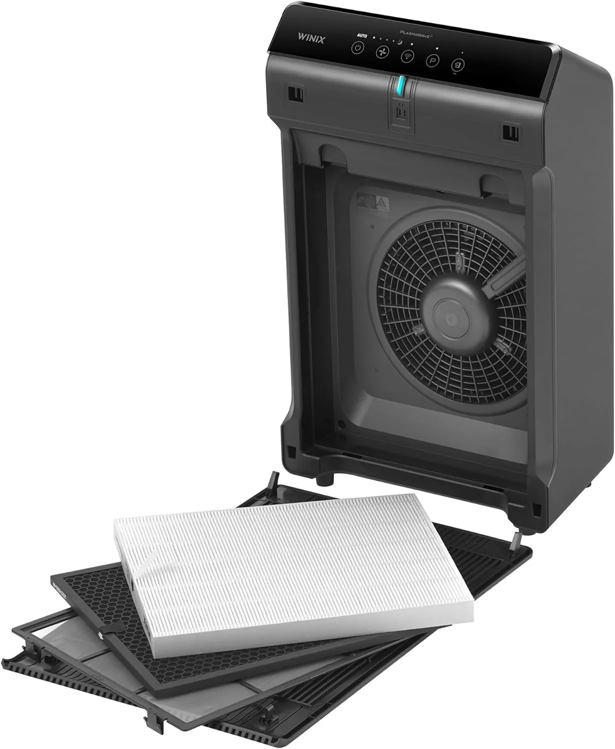 WINIX 5510 Air Purifier (New Generation of 5500-2) for Home Large Room Up to 1881 Ft² in 1 Hr, True HEPA, High Deodorization Carbon Filter and Auto Mode, Captures Pet Allergies, Smoke, Dust.