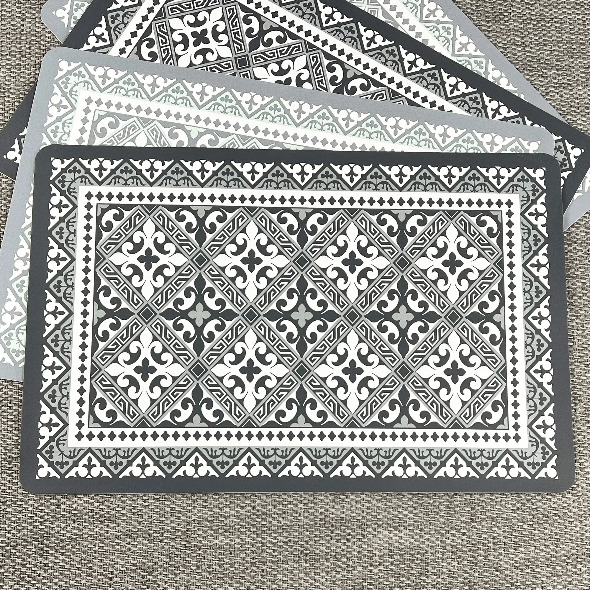 Wipeable PVC Moroccan Tile Placemats - 43cm x 28cm