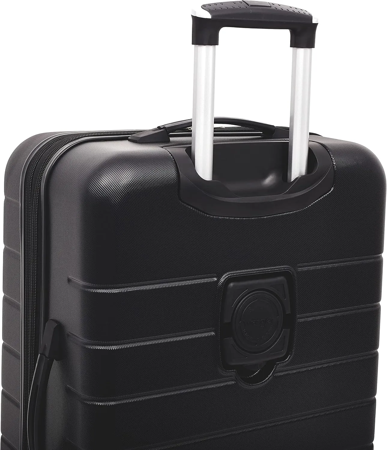 Wrangler Smart Luggage Cup Holder and USB Port, Black, 3 Piece Set