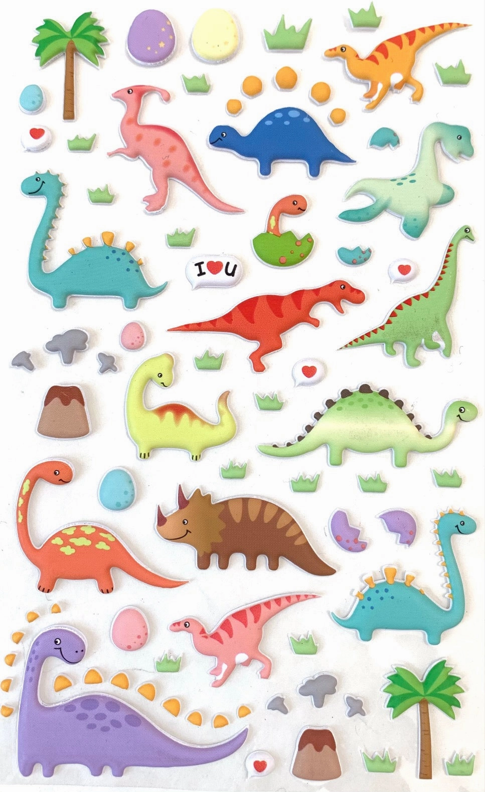 X 50579 DINOSAUR STICKER-DISCONTINUED