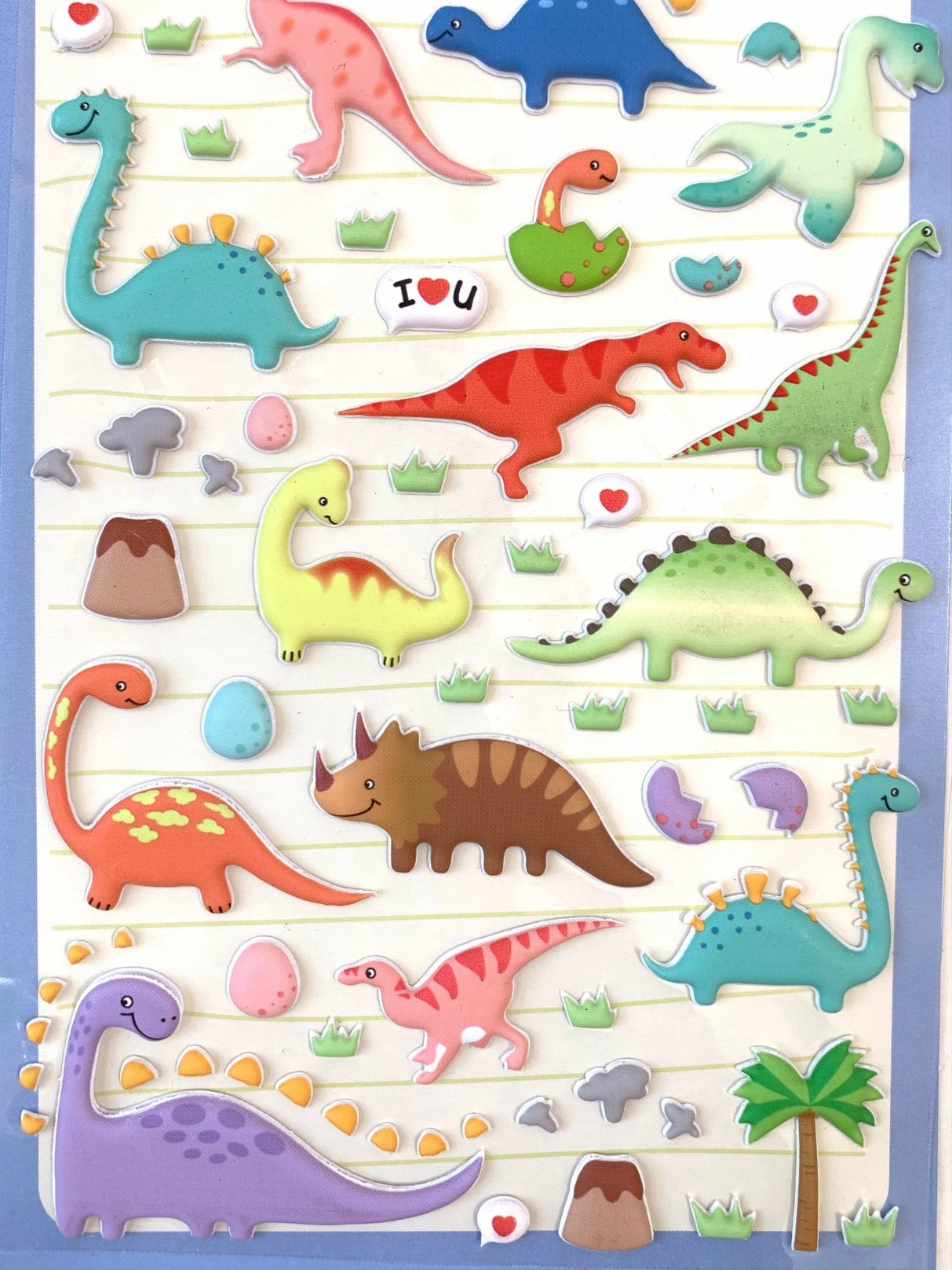 X 50579 DINOSAUR STICKER-DISCONTINUED