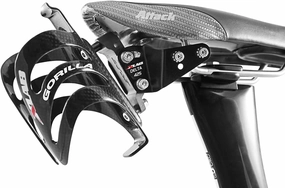 XLAB Delta 425 Single Bottle Rear Hydration System with Carbon Cage for Triathlon and Road Bikes