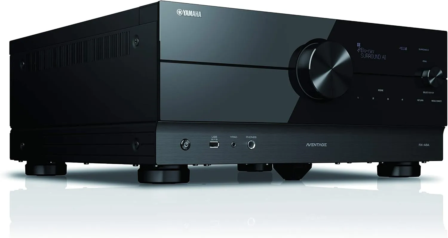 YAMAHA RX-A8A AVENTAGE 11.2-Channel AV Receiver with MusicCast (Renewed)