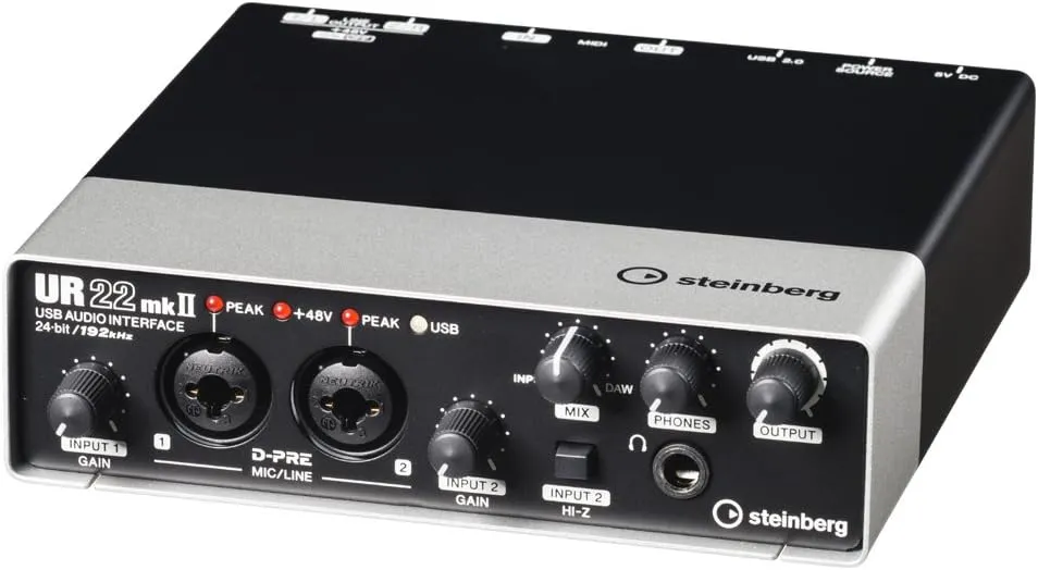 Yamaha Steinberg UR22MKII 2-Channel USB Interface