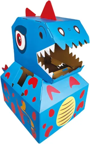 Yardwe 1Pc Dinosaur Carton DIY Model for Fun and Engaging Performance and Design for Dress Up and Creative Play Stimulates Hands Abilities