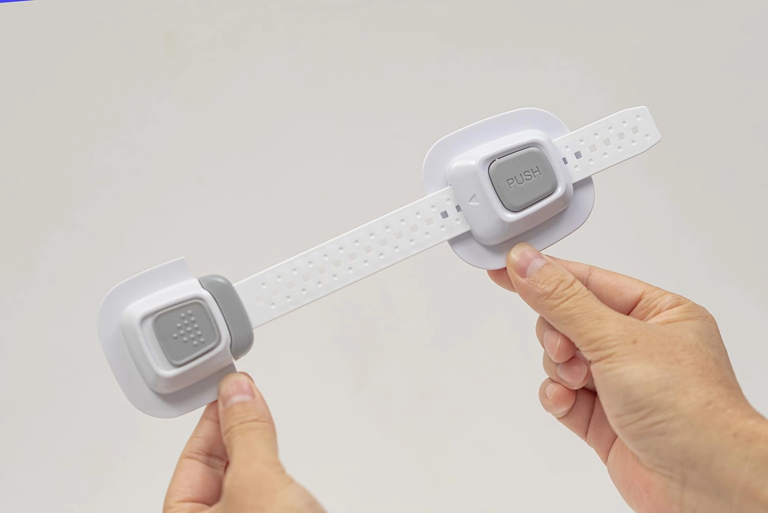 YEYA No Drill Anti tip Furniture Adjustable Straps Wall Anchors for Baby proofing (Upgraded 2P)