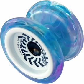 YoyoFactory Arrow Elite Beginner Yoyo Toy - Comes with Extra String & Pre Tied Finger Loop - Includes Bearings for Beginners to High Performance - Boys or Girls Ages 8  Galaxy.