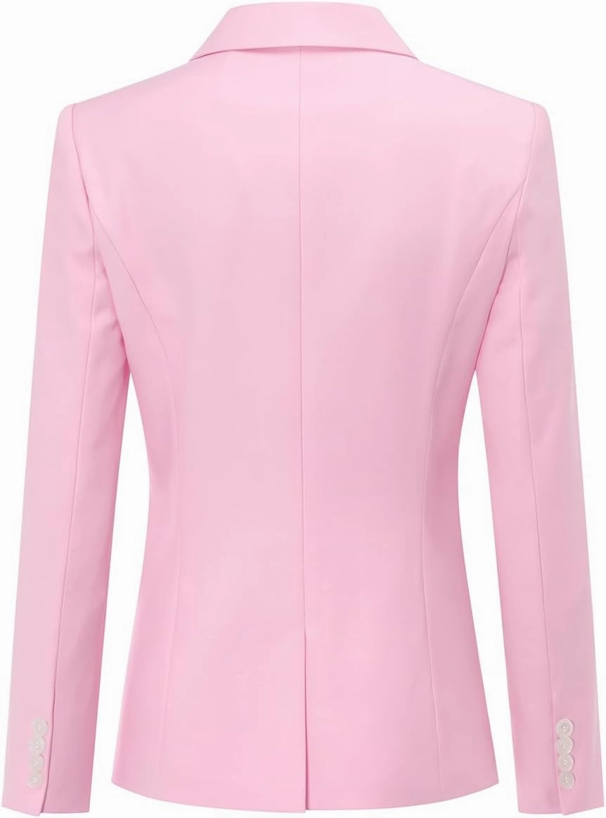 YUNCLOS Women's 2 Piece Office Work Suit Set One Button Blazer and Pants
