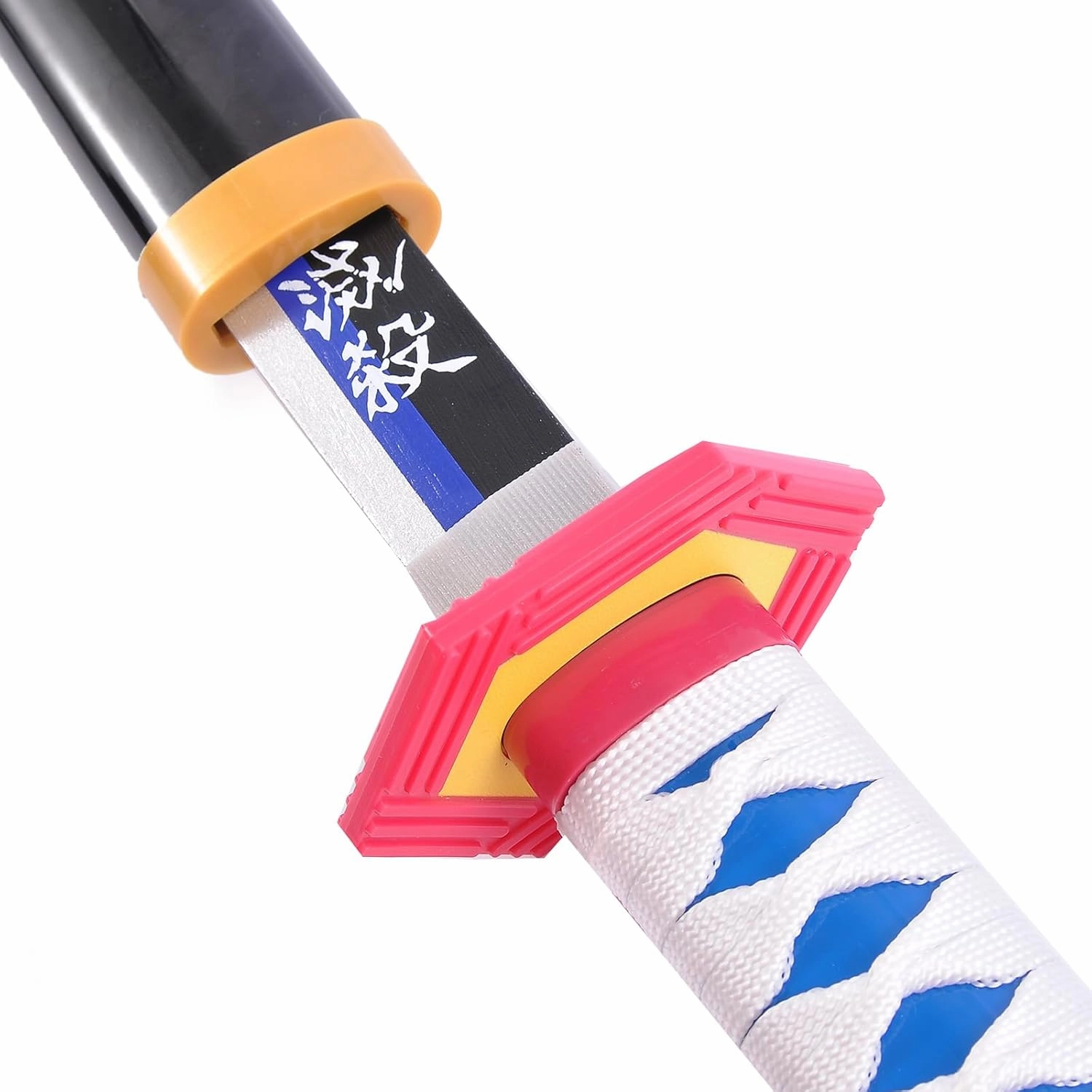 Zenitsu Sword for Demon Slayer Cosplay 41inch Anime Katana Sword Set Rengoku/Tanjiro/Inosuke/Kokushibou A Variety of Styles