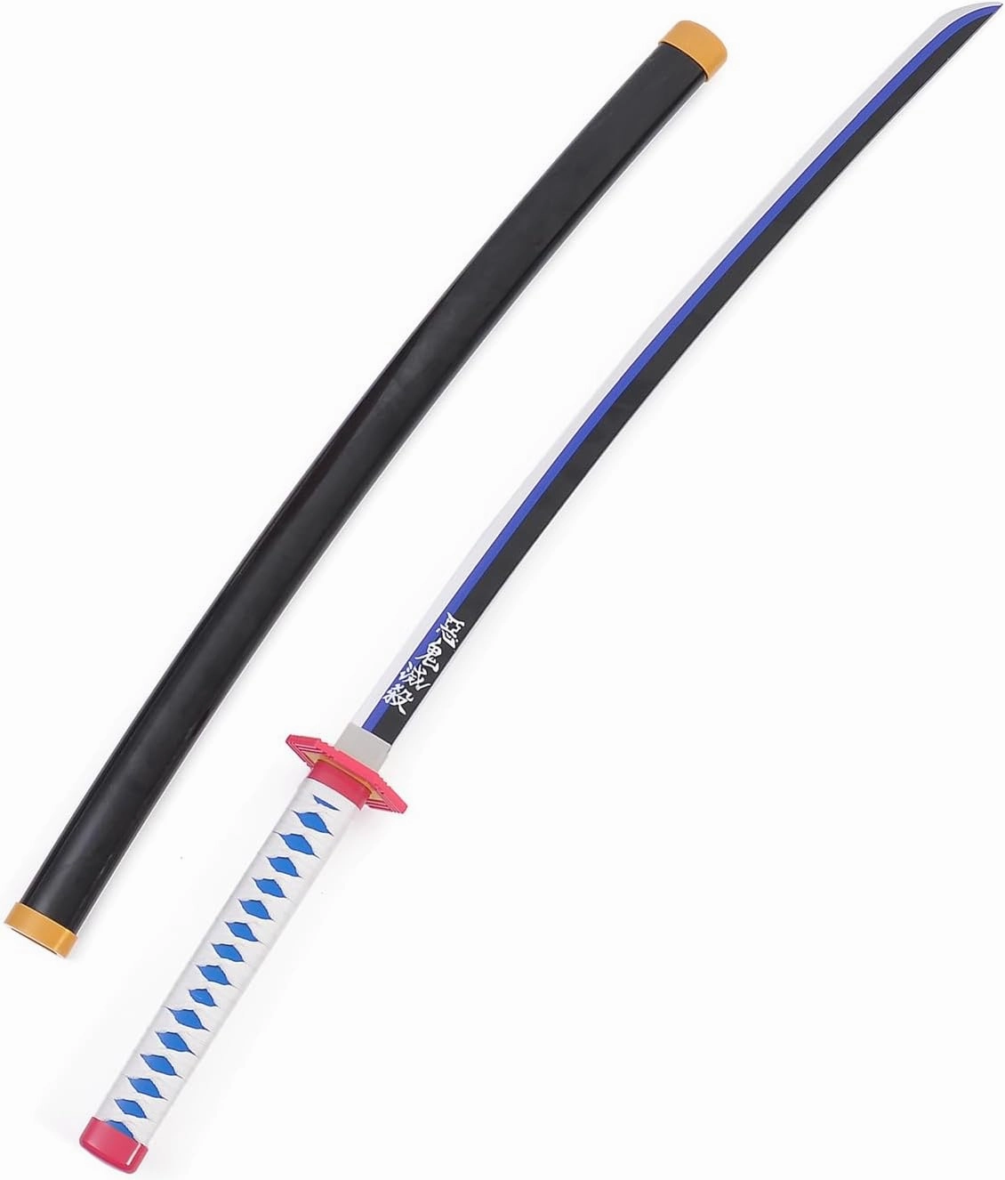 Zenitsu Sword for Demon Slayer Cosplay 41inch Anime Katana Sword Set Rengoku/Tanjiro/Inosuke/Kokushibou A Variety of Styles