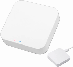 ZigBee 3.0 Hub WiFi & Bluetooth Dual Mode Gateway,Tuya Smart Home Bridge Wireless Remote Controller,Intelligent Bridge Wireless Smart Home Gateway Voice Control via Alexa, Google Home